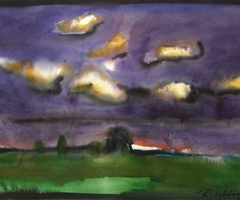 Wolken ueber Wahnsdorf