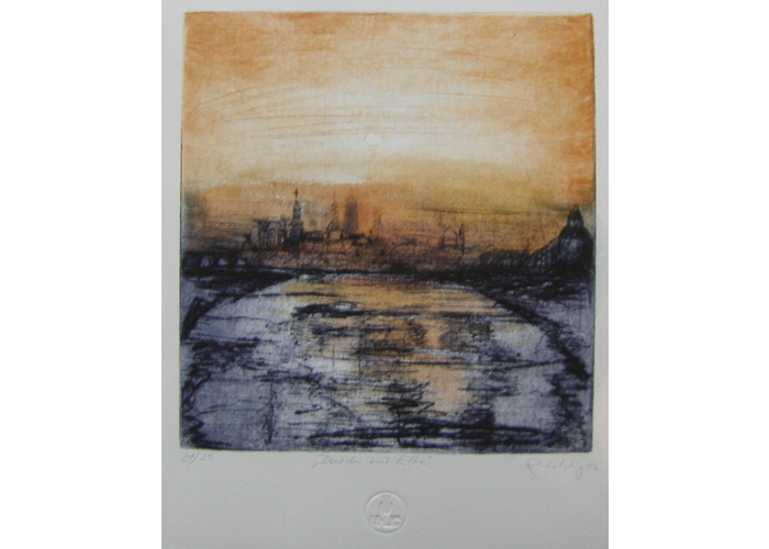 Dresden mit Elbe